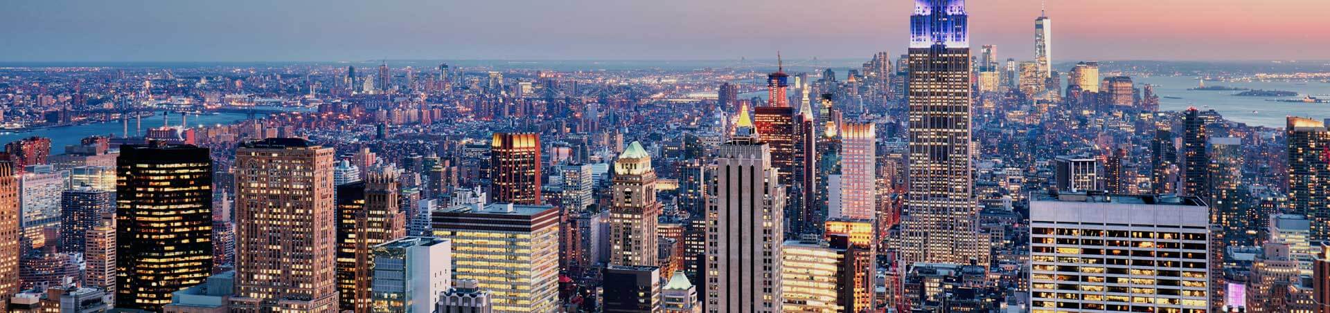 Cityscape of New York City